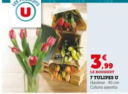Super U U 7 tulipes offre