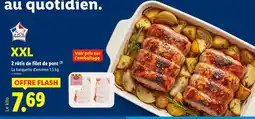 Lidl 2 rôtis de filet de porc offre