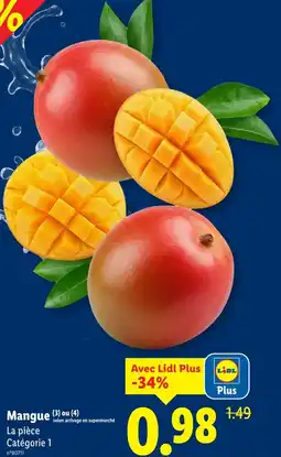 Lidl Mangue offre
