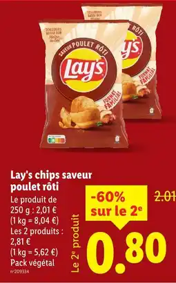 Lidl Lay's chips saveur poulet rôti offre