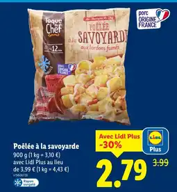 Lidl Toque du chef poêlée à la savoyarde offre