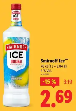 Lidl Smirnoff ice smirnoff ice offre