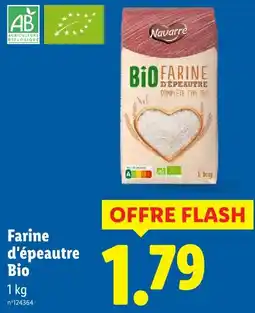 Lidl Navarre farine d'épeautre bio offre