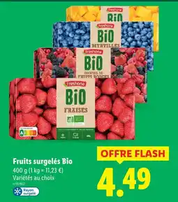 Lidl Freshona fruits surgelés bio fraises offre