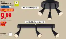 Lidl Livarno plafonnier à led offre