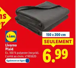 Lidl Livarno plaid offre