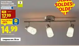 Lidl Livarno home plafonnier à led offre