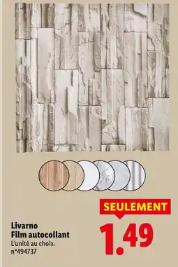 Lidl Livarno film autocollant offre