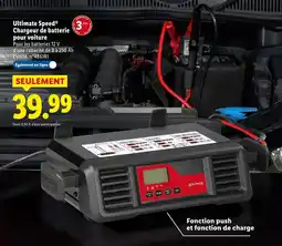 Lidl Ultimate speed chargeur de batterie pour voiture offre