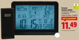 Lidl Livarno station météo offre