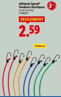 Lidl Ultimate speed tendeurs élastiques offre