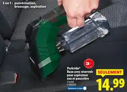 Lidl Parkside buse avec réservoir pour aspirateur eau et poussière offre