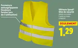 Lidl Ultimate speed gilet de sécurité offre
