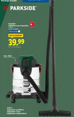 Lidl Parkside aspirateur eau et poussière offre