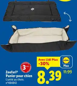Lidl Zoofari panier pour chien offre