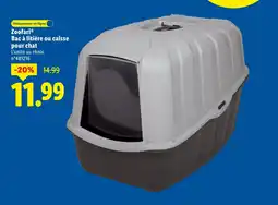 Lidl Zoofari bac à litière ou caisse pour chat offre