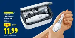 Lidl Sanitas kit manucure ou pédicure offre