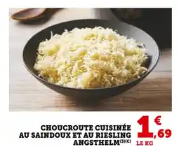 U Express Angsthelm choucroute cuisinée au saindoux et au riesling offre