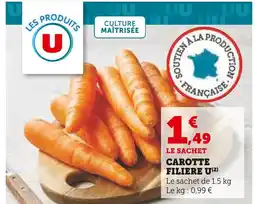 U Express Filiere u carotte offre