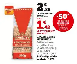 U Express Menguy's cacahuètes offre
