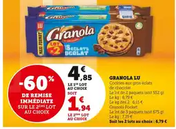 U Express Lu granola lu offre