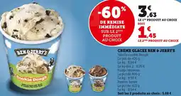 U Express Ben & jerry's crème glacée offre