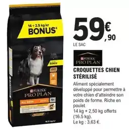 E.Leclerc Brico Purina - croquettes chien stérilisé offre