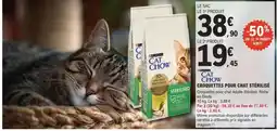 E.Leclerc Brico Purina - croquettes pour chat stérilisé offre