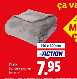 Lidl Plaid offre