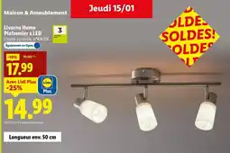 Lidl Livarno home - plafonnier à led offre