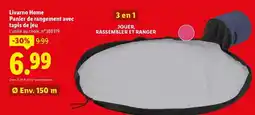 Lidl Livarno home - panier de rangement avec tapis de jeu offre