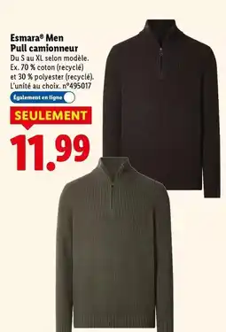 Lidl Esmara - men pull camionneur offre
