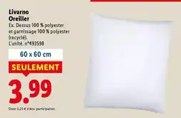 Lidl Livarno - oreiller offre