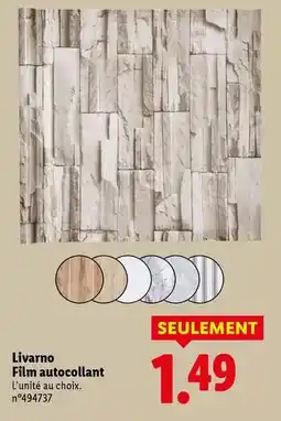 Lidl Livarno - film autocollant offre