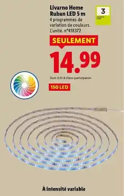 Lidl Livarno home - ruban led 5m offre