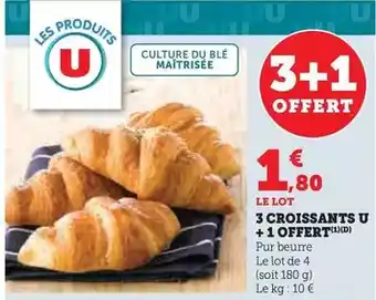 U Express U - croissants offre