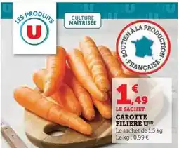 U Express U - carotte filiere offre