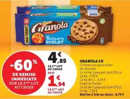 U Express Lu - granola offre