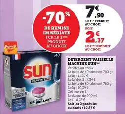 U Express Sun - detergent vaisselle machine offre