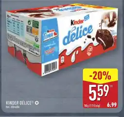 ALDI KINDER DÉLICE offre