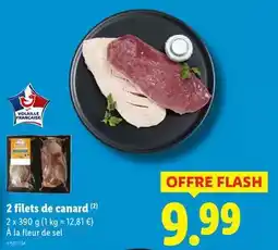Lidl L'étal du volailler - 2 filets de canard offre