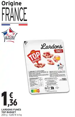 Intermarché Express Lardons fumés top budget offre