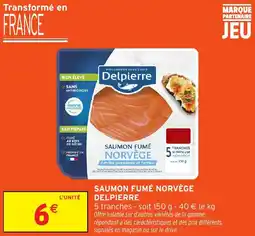 Intermarché Express Saumon fumé norvège delpierre offre