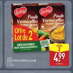 ALDI LIEBIG Soupe poule vermicelles offre