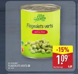ALDI ALL SEASONS Flageolets verts offre