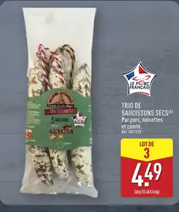 ALDI Trio de saucissons secs offre