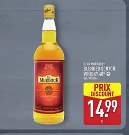 ALDI CLAN MURDOCK Blended scotch whisky 40° offre