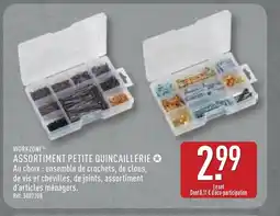 ALDI WORKZONE Assortiment petite quincaillerie offre