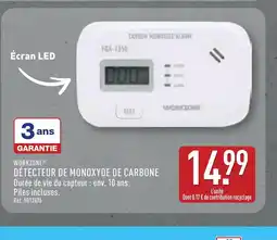 ALDI WORKZONE Détecteur de monoxyde de carbone offre