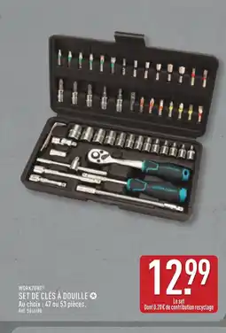 ALDI WORKZONE Set de clés à douille offre